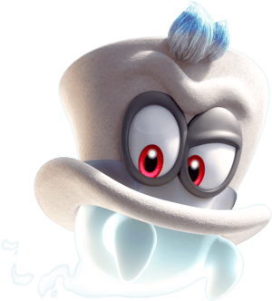 This is the Avatar Image for the Cappy (Super Mario Odyssey) AI Voice and Text to Speech Generator